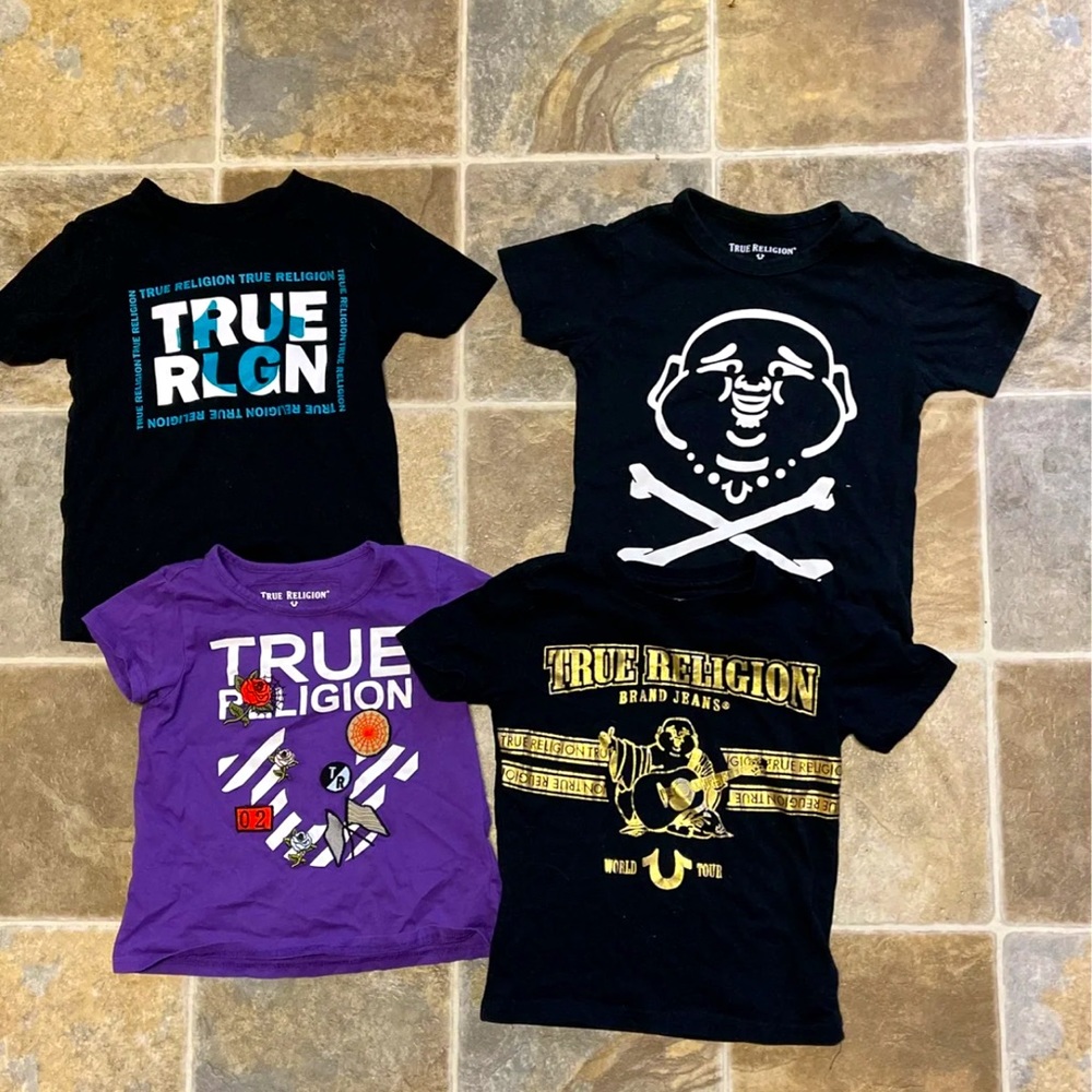 Unisex size 4 TRUE RELIGION tees